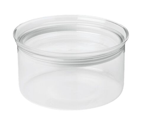 RIG-TIG STORE-IT opbevaringsglas med låg grå 1,2 liter