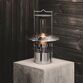 Stelton EM Portable LED skibslampe stål H 43 cm