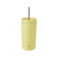 Stelton To Go Sip termokop med sugerør lysegul 0,4 liter