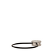 Stelton Journey nøglering sort/stål L 8,7 cm