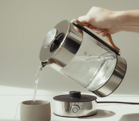 Stelton Emma elkedel stål 1,2 liter 1350 watt