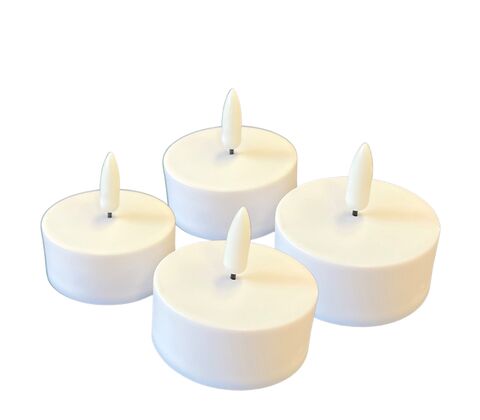 Cozzy LED lampelys 4 stk. Ø 5,8 cm hvid