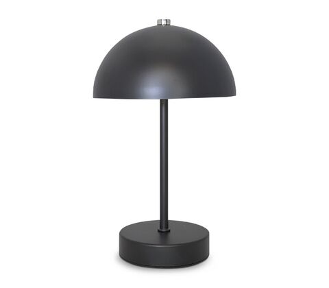 Cozzy XL opladelig bordlampe med touch sort H35 cm