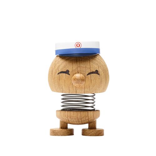 Hoptimist Bimble student blå hue egetræ 7,3 cm