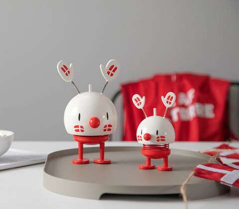 Hoptimist Birthday Bumble hvid H14,4 cm