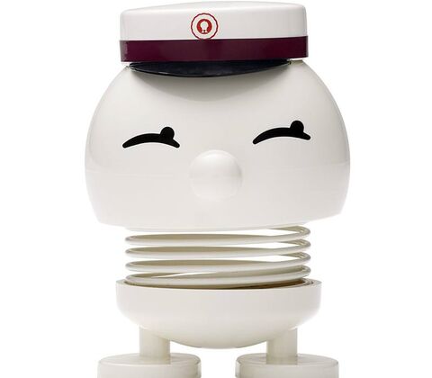 Hoptimist Bimble Student rød hue hvid 7,5 cm