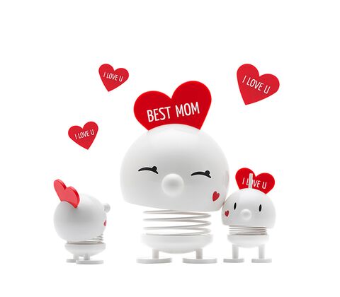 Hoptimist Bimble Love hvid 8,7 cm
