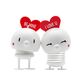Hoptimist Bimble Love hvid 8,7 cm