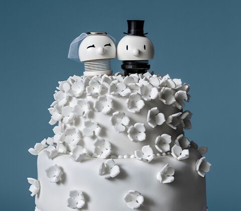 Hoptimist Bimble Brud figur hvid 7,2 cm