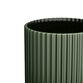 Lyngby porcelæn vase mørk grøn H 31 cm 