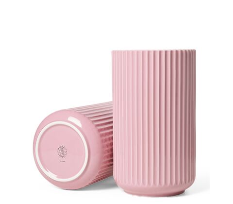 Lyngby Porcelæn vase rosa H 25 cm 
