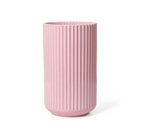 Lyngby Porcelæn vase rosa H 25 cm 