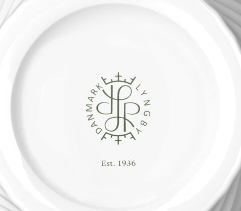 Lyngby Porcelæn Twist vase hvid H25 cm