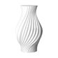Lyngby Porcelæn Twist vase hvid H25 cm