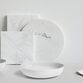Rhombe serveringsskål hvid Ø 28 cm