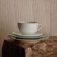 Lyngby Porcelæn Rhombe Earth frokosttallerken 23 cm clay