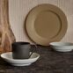 Lyngby Porcelæn Rhombe Earth frokosttallerken 23 cm clay