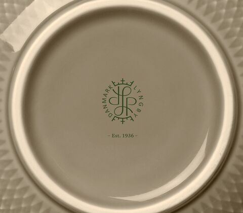 Lyngby Porcelæn Rhombe Earth skål clay Ø 15,5 cm