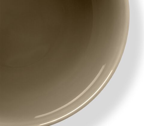 Lyngby Porcelæn Rhombe Earth skål clay Ø 15,5 cm