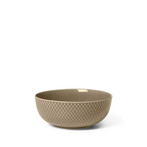 Lyngby Porcelæn Rhombe Earth skål clay Ø 15,5 cm