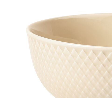Lyngby Porcelæn Rhombe Earth skål marble Ø 13 cm 