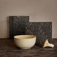 Lyngby Porcelæn Rhombe Earth skål marble Ø 13 cm 