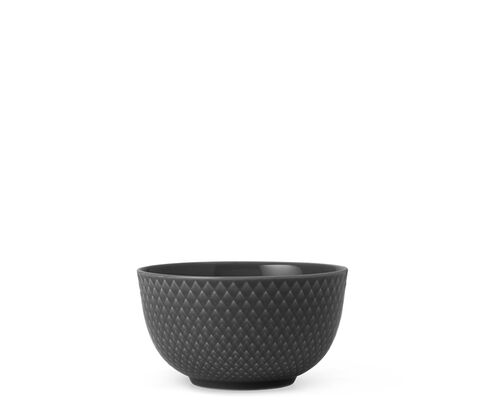 Lyngby Porcelæn Rhombe Earth skål Ø11 cm slate