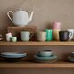Lyngby Porcelæn Rhombe Earth krus med hank 39 cl slate