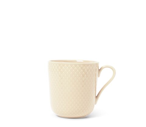 Lyngby Porcelæn Rhombe Earth krus med hank 39 cl marble