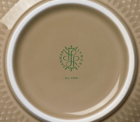 Lyngby Porcelæn Rhombe Earth skål clay Ø 17,5 cm