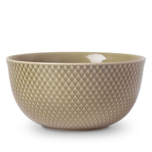 Lyngby Porcelæn Rhombe Earth skål clay Ø 17,5 cm