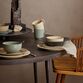 Lyngby Porcelæn Rhombe Earth dyb tallerken slate Ø 24,5 cm