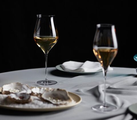 Lyngby Porcelæn Rhombe Earth ovalt serveringsfad 35x26,5 cm