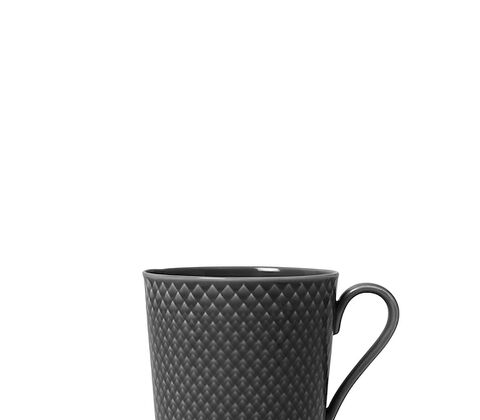 Lyngby Porcelæn Rhombe Earth krus clay/slate 2 stk. 39 cl 