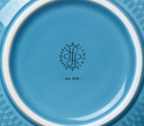 Lyngby Porcelæn Rhombe Color skål blå 15,5 cm