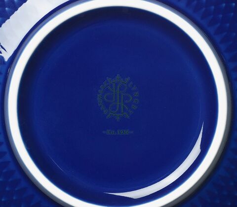 Lyngby Porcelæn Rhombe Color skål mørk blå 15,5 cm