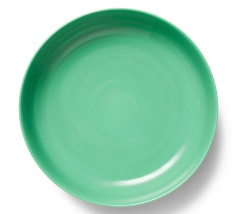 Lyngby Porcelæn Rhombe Color serveringsskål Ø 28 cm grøn