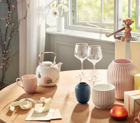 Lyngby Porcelæn Flower Pot urtepotteskjuler Mellem