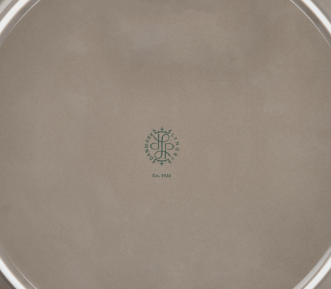 Lyngby Porcelæn Rhombe Earth middagstallerken clay Ø 27 cm