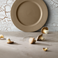 Lyngby Porcelæn Rhombe Earth middagstallerken clay Ø 27 cm
