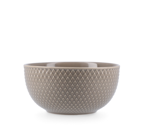 Lyngby Porcelæn Rhombe Earth skål clay Ø 13 cm