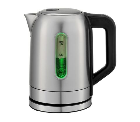 ALBA elkedel temperatur børstet stål 1,7 liter