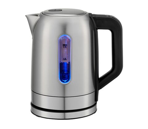 ALBA elkedel temperatur børstet stål 1,7 liter