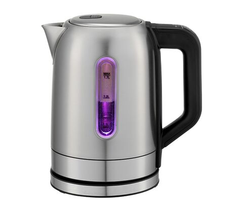 ALBA elkedel temperatur børstet stål 1,7 liter