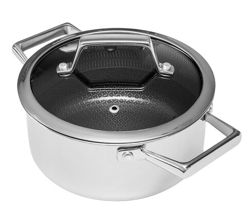 Hâws Santo Titanium gryde med hybridbelægning inkl. låg 5,8 liter