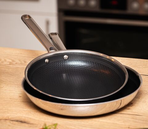 Hâws Santo Titanium pandesæt med hybridbelægning Ø 24+28 cm 