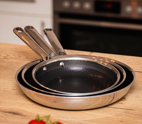 Hâws Santo Titanium pandesæt med hybridbelægning Ø 20+24+28 cm