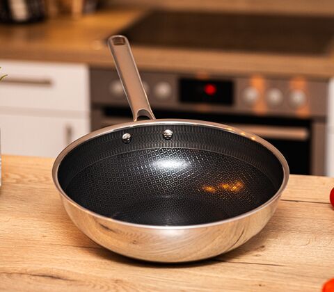 Hâws Santo Titanium wok med hybridbelægning Ø 28 cm