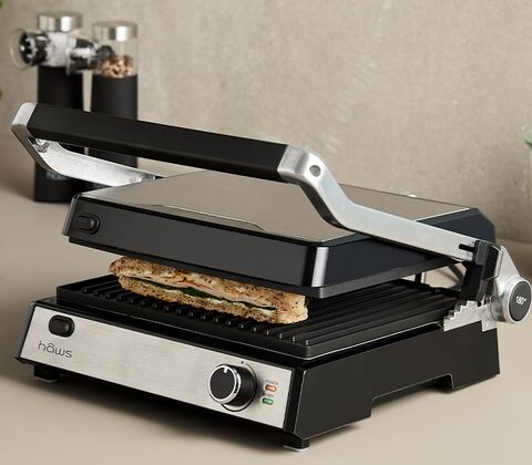 Haws Møn bord- og paninigrill 29x26 cm 2000 Watt 