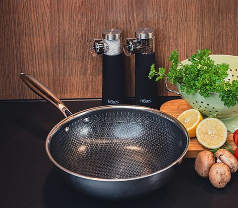 Haws Santo wok stål 28 cm